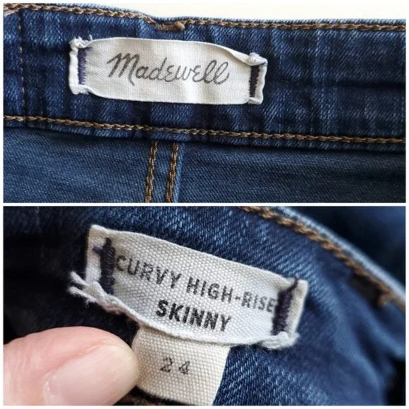 Madewell Curvy High Rise skinny jeans - Picture 3 of 7